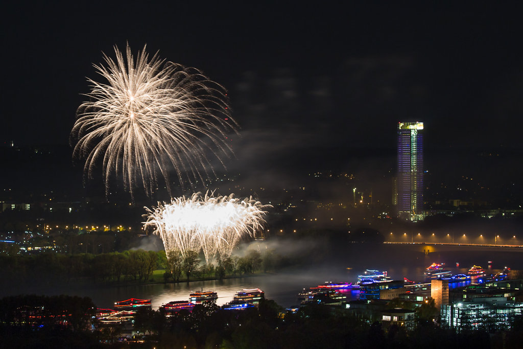 Rhein in Flammen 2015 in Bonn