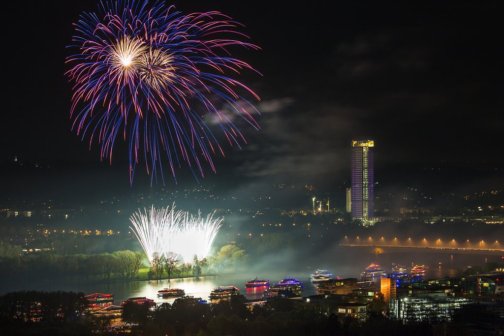 Rhein in Flammen 2015 in Bonn